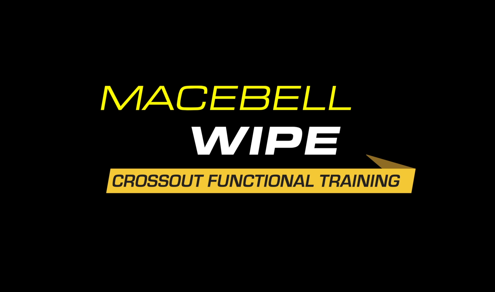 Macebell Wipe Crossout Functional Training